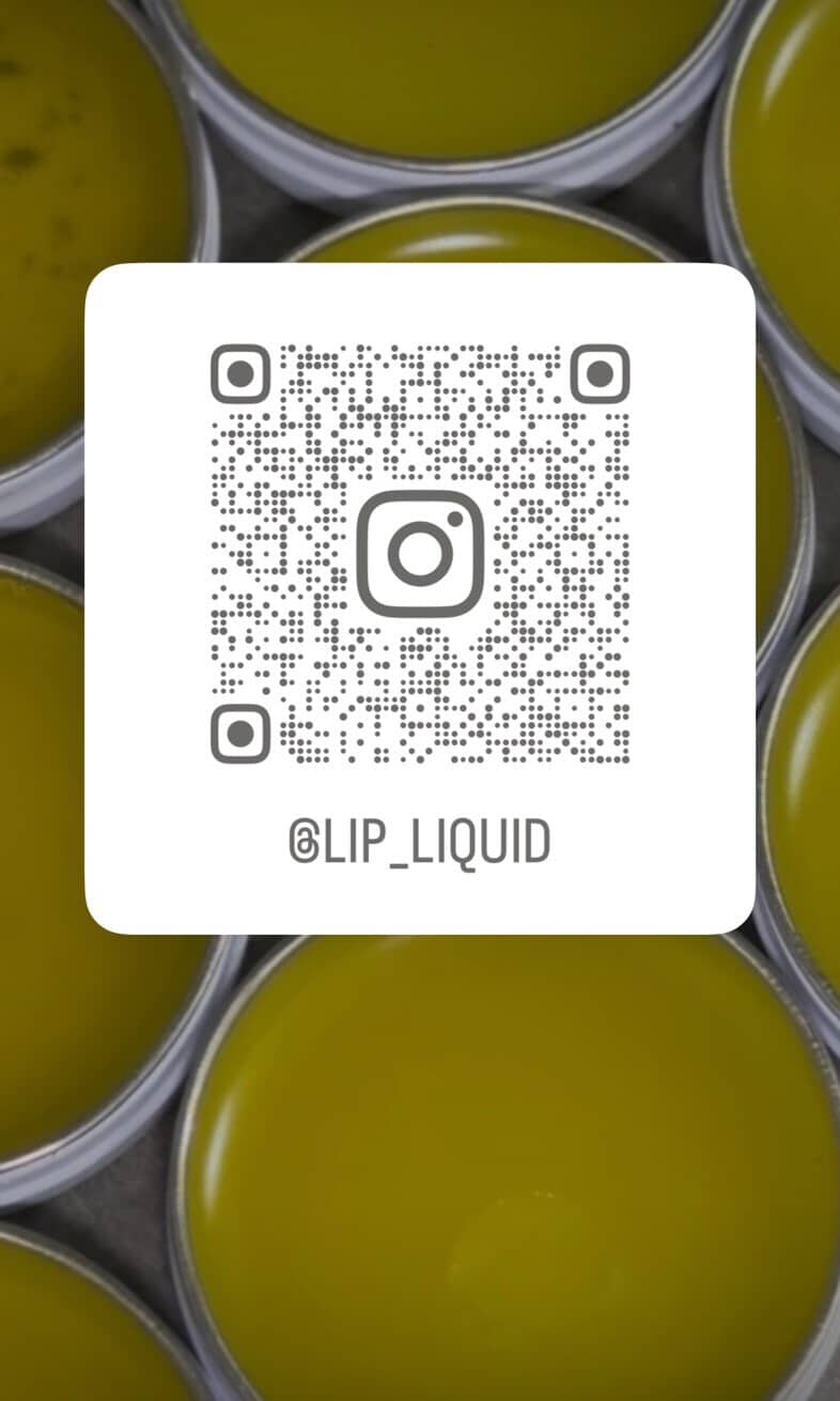Scan to order Lip Liquid on Instagram
